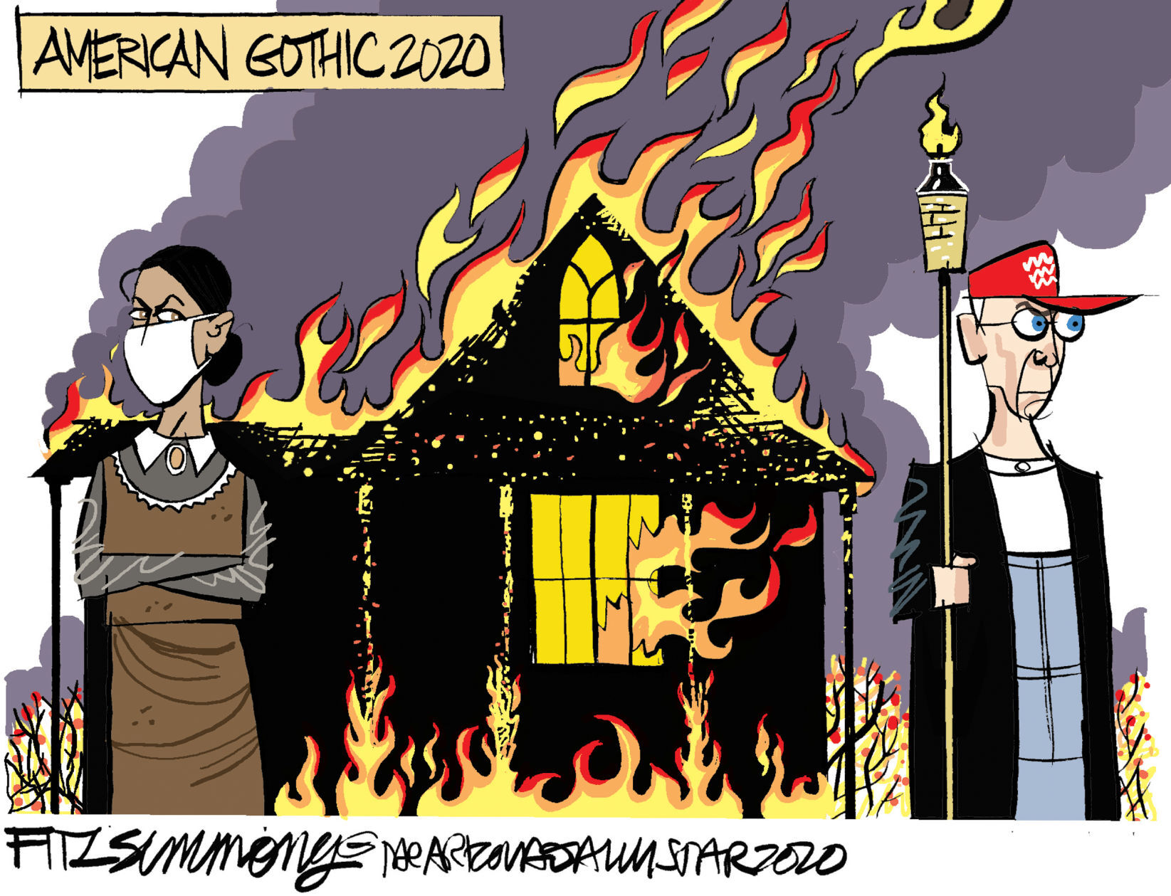 Daily Fitz Cartoon: The Divide